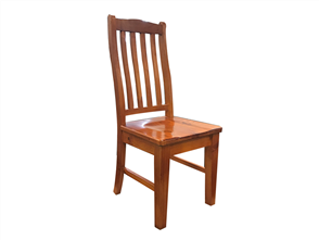 DINING CHAIR WOODEN TOP, BURNT ORANGE - End of Line product. NO Warranty, NO Ref
