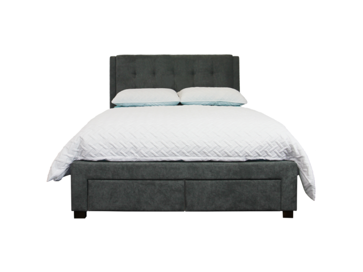 Ariana Queen Bed Frame With 4 Drawers Pk Furniture