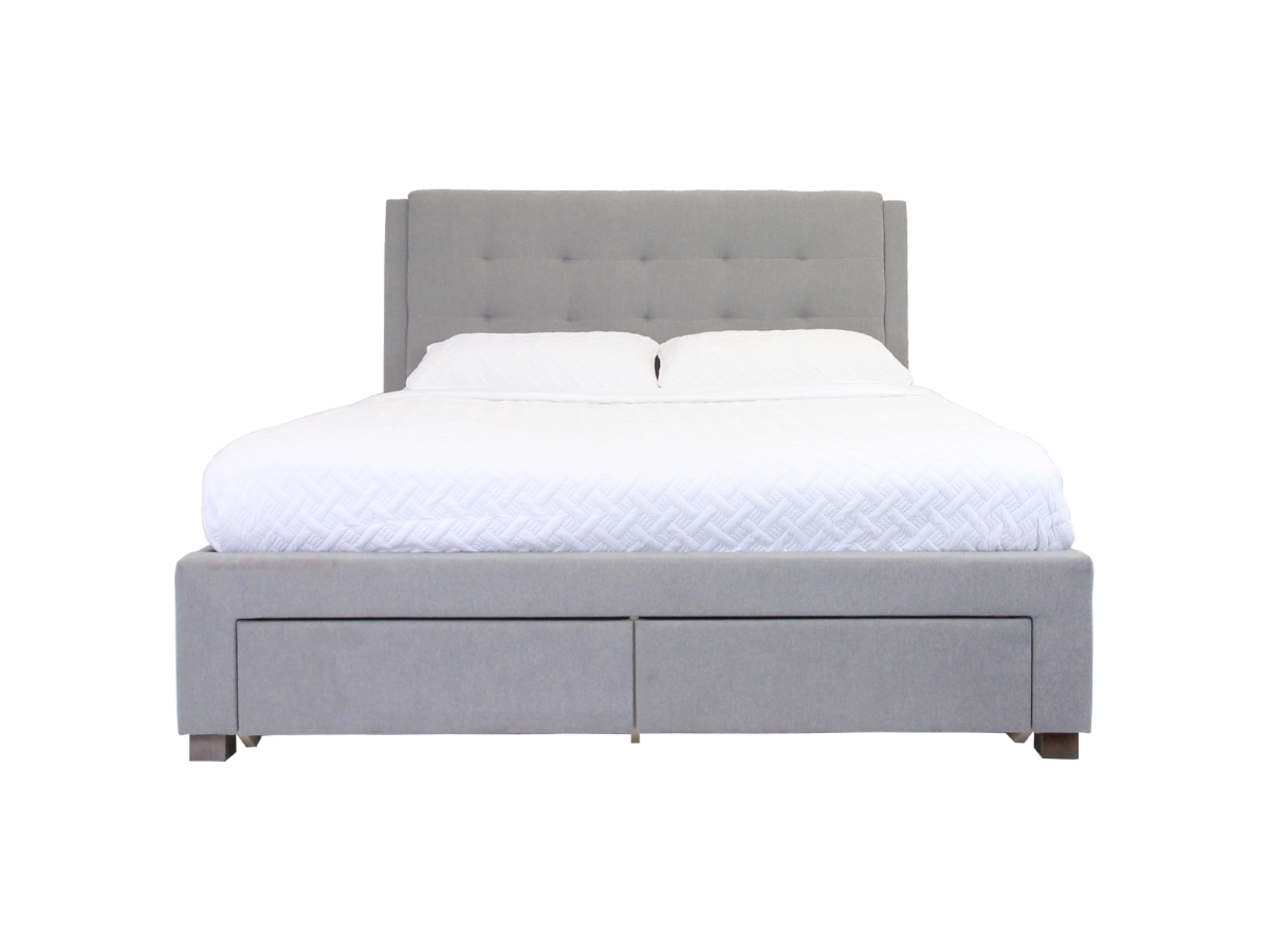 Ariana Double Bed Frame With 4 Drawers Pk Furniture